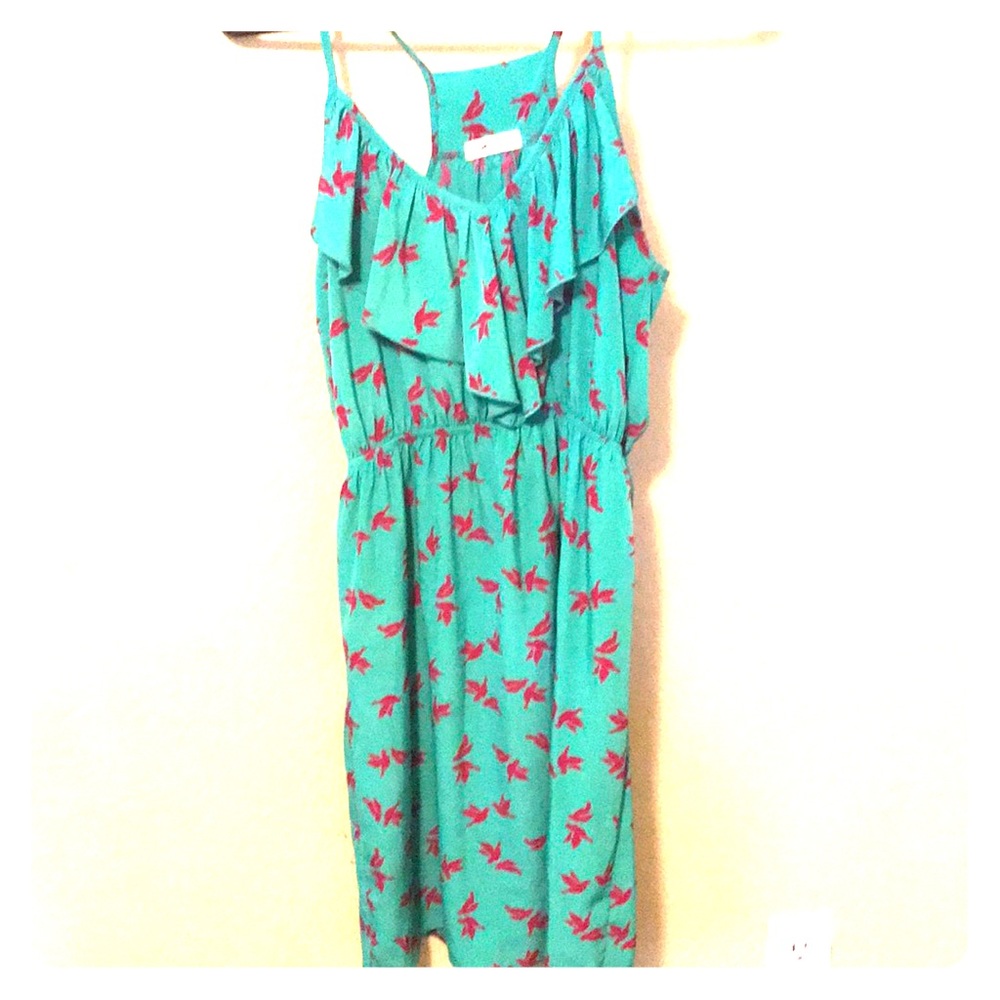 ModCloth brand summer bird dress. Size small